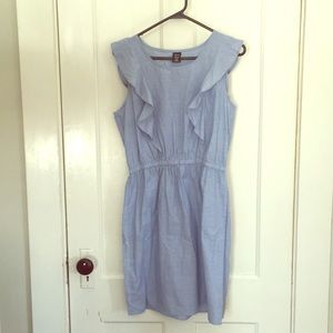 Denim Cinched Waist Dress